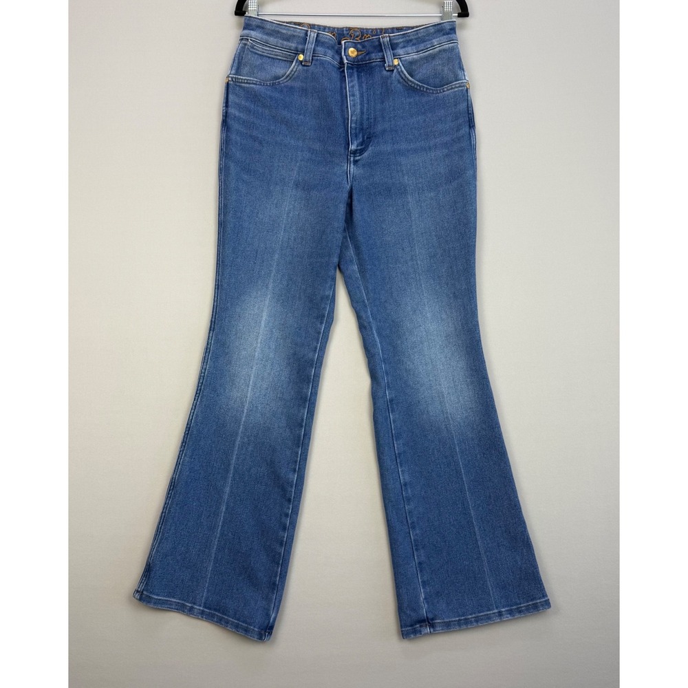 Wrangler x Leon Bridges Westward Flare Jeans Womens Western Retro Denim W29 L30